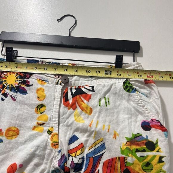 Allen Simplement Wide Leg Pants Size L/XL Low Rise Whimsical Festival Boho Artsy - Picture 5 of 8